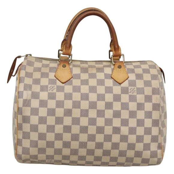LOUIS VUITTON Damier Azur Speedy 30 Hand Bag - Picture 2 of 15